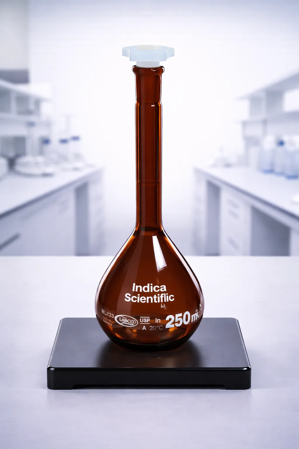 Precision Class A volumetric flask for accurate laboratory measurements